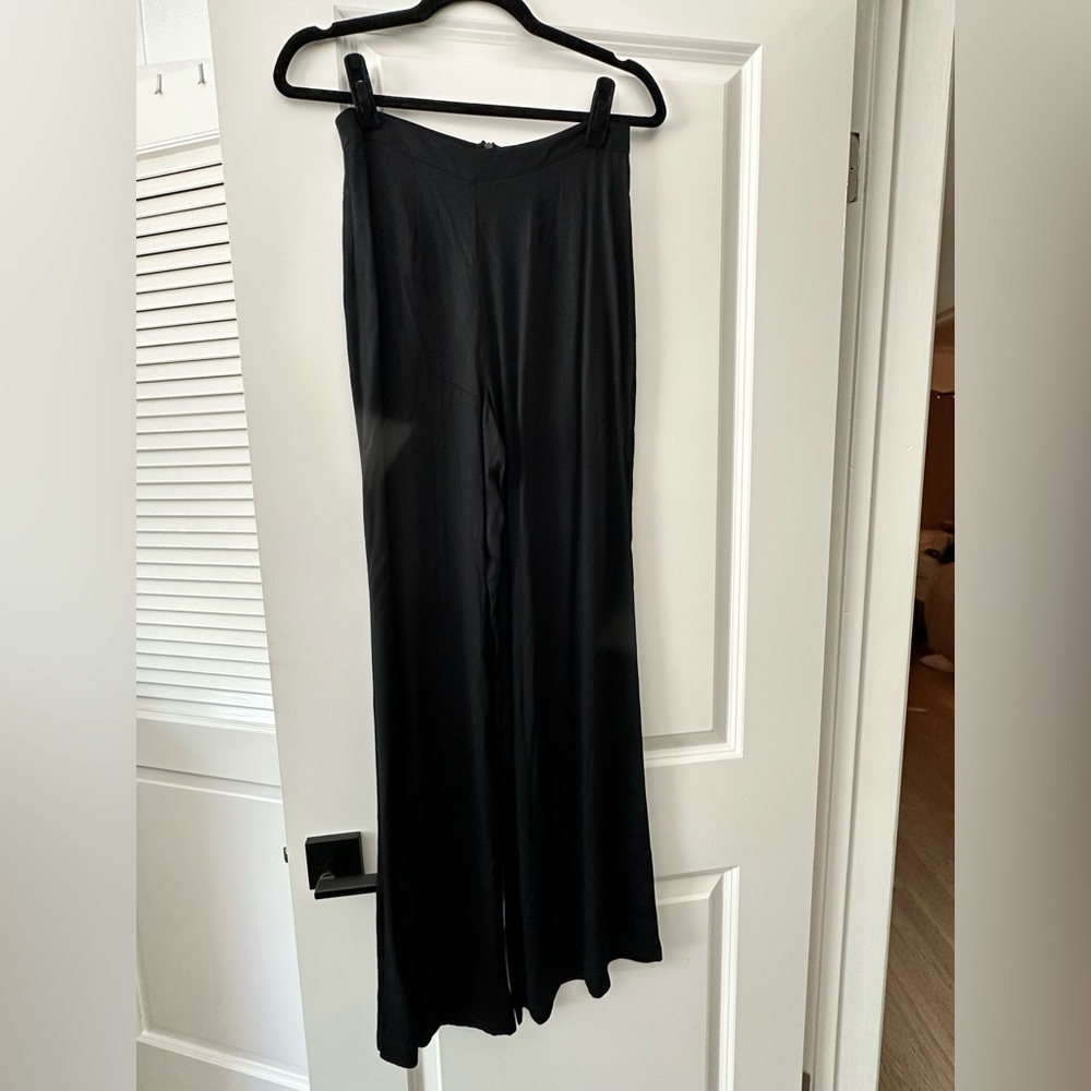 REFORMATION Black Palazzo pants size 4